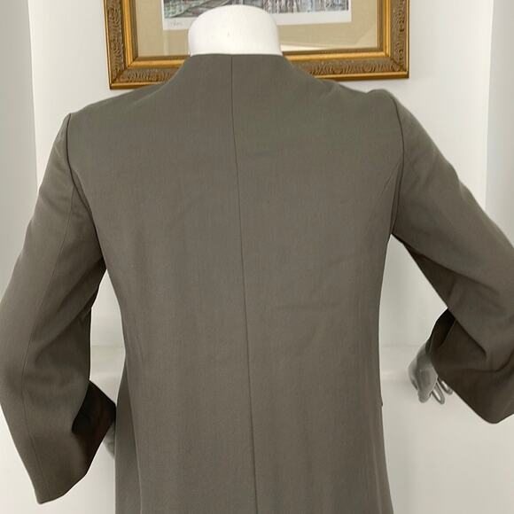 HACHE GRAY DRESS/COAT VIRGIN-WOOL MADE IN ITALY IT 46 - Picture 7 of 14